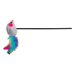 Trixie Playing Rod meškerė katei su pele ir plunksnomis, 50 cm — 2 nuotrauka