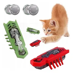 7 vnt. tarakonų vabzdžių žaislai katėms kaip Hexbug La Cucaracha — 3 nuotrauka