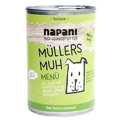 napani Menü Müllers Muh, drėgnas maistas šunims 400 g