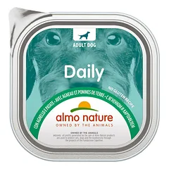 Almo Nature Daily Dog Aviena su bulvėmis drėgnas maistas suaugusiems šunims, 300 g