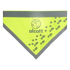 Alcott matomumo šuns skarelė Neon - atspindinti šuns skarelė, geltona