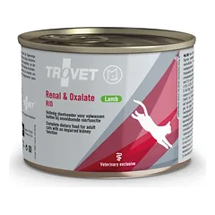 TROVET Renal & Oxalate Lamb RID katėms ėriena 200 g