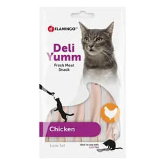 Flamingo Cat Deli Yumm Pasta su vištiena - skanėstas katėms, kreminė vištienos skonio pasta