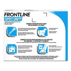 Frontline® Spot on šunims BELGIUM ONLY, Mažiems 5–10 kg — 4 nuotrauka