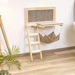 Kerbl Pet gulimoji lentyna katėms Timber, ruda — 3 nuotrauka