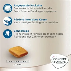 Concept for Life prancūzų buldogų Adult, sausas maistas šunims, 4 kg — 5 nuotrauka