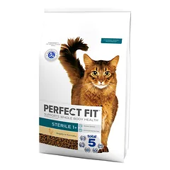 PERFECT FIT Sterile 1+ Vištienos gausus 7 kg sausas visavertis ėdalas suaugusioms sterilizuotoms katėms