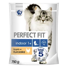 PERFECT FIT (Indoor 1+) 750g Vištienos turtingas sausas ėdalas katėms, gyvenančioms patalpose photo