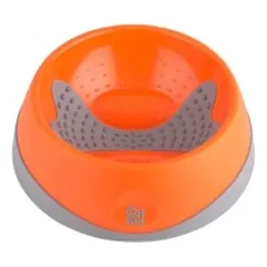 Dubenėlis burnos higienai LickiMat Dog OH Bowl Large, oranžinis