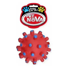 PETNOVA žaislas cypiantis spygliuotas kamuolys 11cm