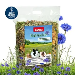 PANTO Blütenwiese - Heu mit Blüten Nagerfutter für Kaninchen & Nager