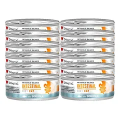 Disugual drėgnas drėgnas kačių maistas Veterinary INTESTINAL Sola (suaugusiems) 12x85 g