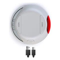 FLEXI LED žibintuvėlis Akku su USB, pilkas