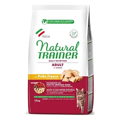 NATURAL TRAINER CAT ADULT CHICKEN su vištiena 1.5kg