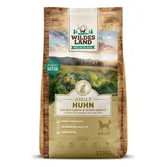WILDES LAND Classic Adult Chicken with Potato sausas maistas šunims su vištiena ir bulvėmis, 12 kg