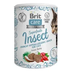Brit Care Cat skanėstas Superfruits Insect 100 g