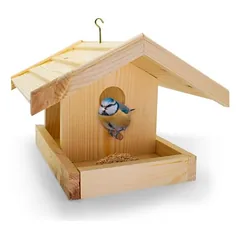 Silberkraft DIY Vogelhaus – Futterhaus für Wildvögel zum Aufhängen
