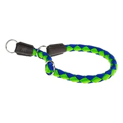 Ferplast pusiau veržiamasis antkaklis iš pintos TWIST CS, CS18/50 mėlyna — 2 nuotrauka