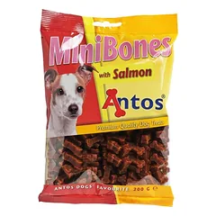 ANTOS Mini Bones Salmon maži kauliukai su lašiša 200g (25)