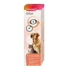 Gyvūnų akių priežiūros priemonė - Beaphar Oftal, 50 ml