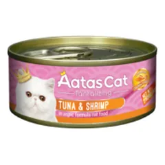 Aatas Cat Tantalizing Tuna&Shrimp begrūdis, drėgnas maistas katėms, 80 g