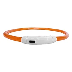 Nobleza LED karpomas trijų režimų antkaklis 70,8×1,5 cm, raudonas/žalias/oranžinis