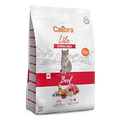 Calibra Cat Life Sterilised su jautiena, sausas maistas katėms