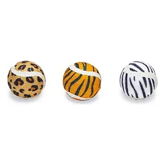 beeztees žaislas katėms, džiunglių kamuoliukai, 3 x Ø 4,5 cm — 3 nuotrauka