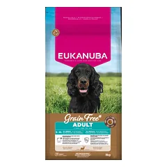 Eukanuba Grain Free Adult begrūdis maistas visų veislių šunims su elniena, 3 kg