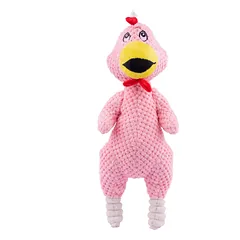 Blovi Funny Chicken - cypsintis vištos žaislas šunims, Zielony / 35cm — 4 nuotrauka