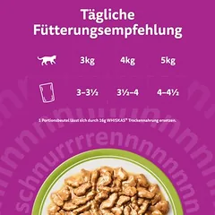 Multipack Whiskas Senior šviežumo maišeliai 12 x 85 g, drėgnas maistas katėms — 5 nuotrauka