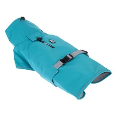 TIAKI lietpaltis šunims Teal, Nugaros ilgis: apie 30 cm — 2 nuotrauka