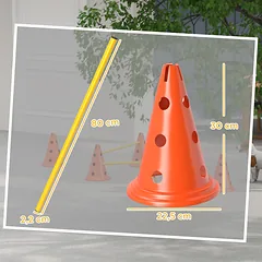 Agility rinkinys 80 × 22,5 × 30 cm — 3 nuotrauka