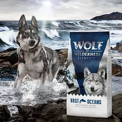 Wolf of Wilderness Monoprotein su žuvimi "Vast Oceans", sausas maistas šunims, < 1,4 kg — 5 nuotrauka