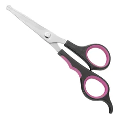 KW Smart Paw žirklės 5.5 - saugios, tiesios žirklės kailio kirpimui ant letenų, 6" — 2 nuotrauka
