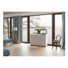 Opti Set 200 akvariumas stačiakampis, baltas, 101x41x56 cm, 200 l — 5 nuotrauka