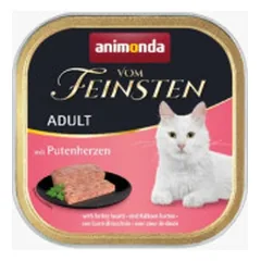 Vom feinsten Classic 100 g konservai suaugusioms katėms su jautiena ir kalakutų širdimis