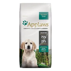 APPLAWS Puppy Small&Medium Breed 15 kg Chicken  sausas maistas suaugusių mažų ir vidutinių veislių šunims vištiena