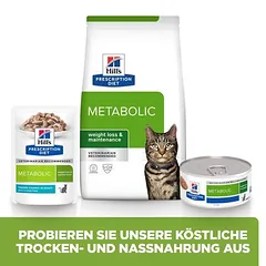 Hill's Prescription Diet Metabolic su jūros žuvimi, drėgnas maistas katėms — 4 nuotrauka