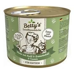Betty´s Landhausküche Katze mit Borretschöl 6x200gD