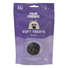 FourFriends minkšti skanėstai su antiena, 200 g