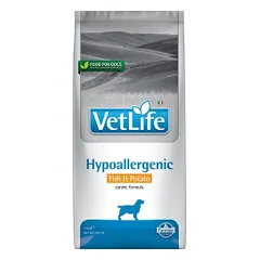 FARMINA VET LIFE - DOG Dry HYPOALLERGENIC Fish&Potato 12 kg