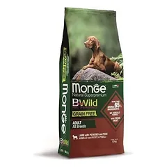 Monge BWILD All Breeds Adult Lamb maistas šunims 12kg