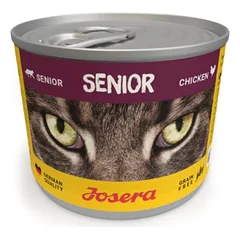 JOSERA Cat Senior šlapias maistas vyresnio amžiaus katėms, 24 x 200 g skardinės