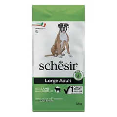 Schesir Dog Large Adult su ėriena, sausas maistas šunims