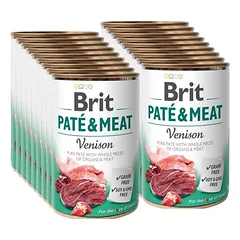 BRIT PATE & MEAT VENISON 18x400g