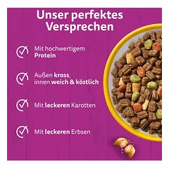 Whiskas 7+ Senior su vištiena, sausas maistas katėms — 2 nuotrauka
