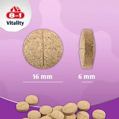 8in1 Vitality multivitaminų tabletės mažų veislių šunims, papildas, 80 - 124 g — 5 nuotrauka
