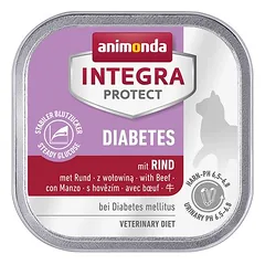 Animonda Integra Protect Adult Diabetes ekonominė pakuotė, drėgnas maistas katėms, lėkštelės 24 x 100 g — 3 nuotrauka