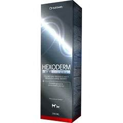 HEXODERM excellence Odos mikroflorą reguliuojantis šampūnas šunims ir katėms 200ml